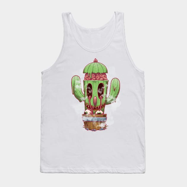 Zombie Cactus Tank Top by TimeSkiff